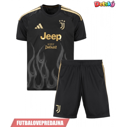 Lacne Dětský Futbalové dres Juventus Gleison Bremer #3 2026-27 Krátky Rukáv - Tretina (+ trenírky)
